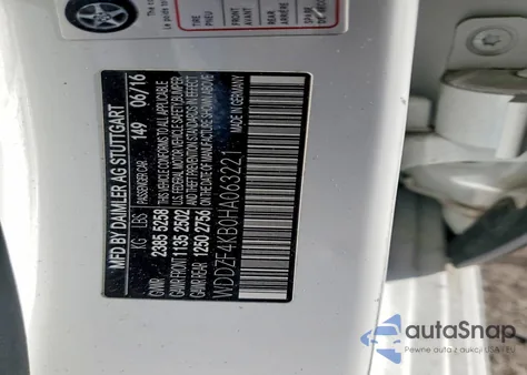 2017 Mercedes-Benz E 300 4Matic z USA, uszkodzony, nr VIN WDDZF4KB0HA063221